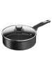 Tefal 2-częściowy zestaw "Unlimited" w kolorze czarnym - Ø 24 cm