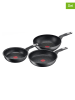 Tefal 3-delige pannenset "Ultimate" zwart