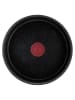 Tefal 4-delige steelpannenset "Black Stone" zwart