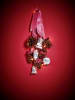 Hutschenreuther Kerstklok "Kerstklok 23" wit/rood - (H)7 x Ø 5,3 cm