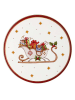 Hutschenreuther 3-delige set: koektrommels "Happy Wintertime" rood/groen