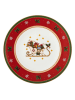 Hutschenreuther Talerz w kolorze czerwonym na ciastka - Ø 31 cm