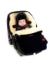 Kaiser Naturfellprodukte Voetenzak met lamsvacht "Emma" zwart - (L)80 x (B)40 cm