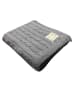 Kaiser Naturfellprodukte Babydecke "Cable Knitt" in Grau - (L)100 x (B)80 cm