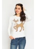 ASSUILI Pullover in Weiß