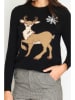 ASSUILI Pullover in Schwarz