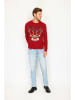 ASSUILI Pullover in Rot