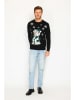 ASSUILI Pullover in Schwarz