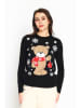 ASSUILI Pullover in Schwarz