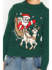 ASSUILI Pullover in Grün