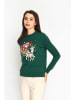 ASSUILI Pullover in Grün