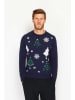 ASSUILI Pullover in Dunkelblau