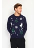 ASSUILI Pullover in Dunkelblau