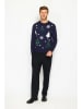 ASSUILI Pullover in Dunkelblau