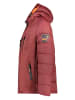 Canadian Peak Doorgestikte jas "Beachweak" bordeaux