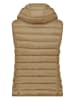 Canadian Peak Doorgestikte bodywarmer "Vakitaleak" lichtbruin