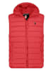 Canadian Peak Doorgestikte bodywarmer "Vamitaleak" rood