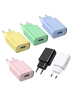 SWEET ACCESS 6er-Set: USB-Netzadapter in Bunt