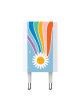 SWEET ACCESS USB-Netzadapter in Weiß/ Bunt