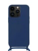 SWEET ACCESS Etui w kolorze granatowym ze sznurkiem do iPhone 13 PRO