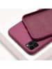 SWEET ACCESS Etui w kolorze bordowym ze sznurkiem do iPhone 14 PRO