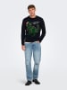 ONLY & SONS Pullover "Xmas" in Dunkleblau