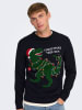 ONLY & SONS Pullover "Xmas" in Dunkleblau