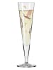 RITZENHOFF 2-delige set: champagneglazen "Gold night Kordes" lichtroze - 205 ml