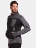Kilpi Fleecejacke "Freni" in Schwarz/ Grau