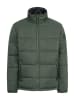 Derbe Wende-Regenjacke in Oliv/ Dunkelblau