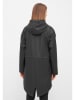 Derbe Parka in Schwarz
