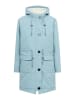 Derbe Regenparka in Hellblau
