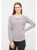 Derbe Longsleeve in Creme/ Lila