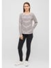 Derbe Longsleeve in Creme/ Lila