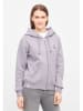Derbe Sweatjacke in Flieder