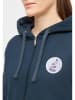 Derbe Sweatjacke in Dunkelblau