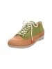 Think! Leren veterschoenen "King" groen/lichtbruin