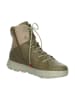 Think! Leder-Boots "Comoda" in Grün/ Beige