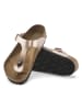 Birkenstock Skórzane japonki "Gizeh" w kolorze miedzianym