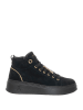 Patrizia Pepe Leder-Sneakers in Schwarz