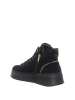 Patrizia Pepe Leder-Sneakers in Schwarz