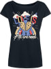 Sesame Street Shirt in Schwarz/ Bunt