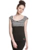 Pussy Deluxe Shirt in Schwarz/ Weiß
