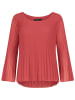 Sublevel Plisseebluse in Rot