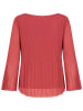 Sublevel Plisseebluse in Rot