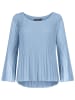 Sublevel Plisseebluse in Hellblau