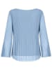 Sublevel Plisseebluse in Hellblau