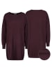 Sublevel Gebreide jurk bordeaux
