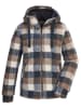 Killtec Fleecejacke in Hellbraun/ Dunkelblau