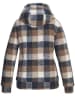 Killtec Fleecejacke in Hellbraun/ Dunkelblau